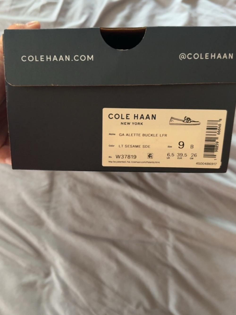 Shoe Box Label - Accessories Subcategory Identification